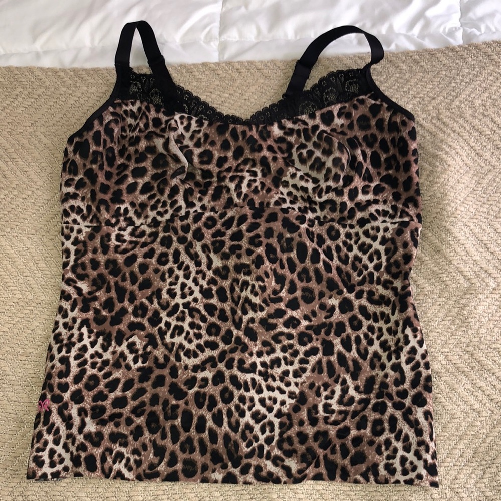 Ruby Ribbon Leopard Heritage Cami